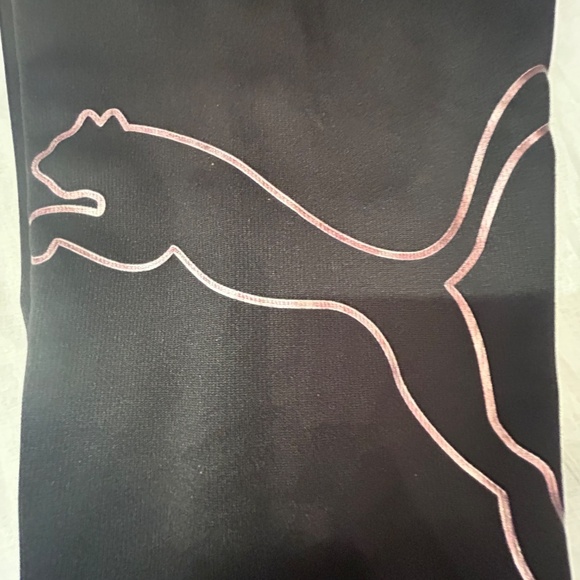 Black Puma Kids’ Leggings - Size XL (14/16) - New Without Tags - Picture 3 of 5